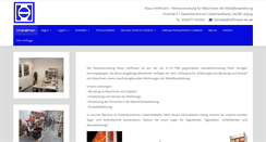 Desktop Screenshot of hoffmann-wv.de