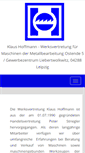 Mobile Screenshot of hoffmann-wv.de