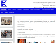 Tablet Screenshot of hoffmann-wv.de